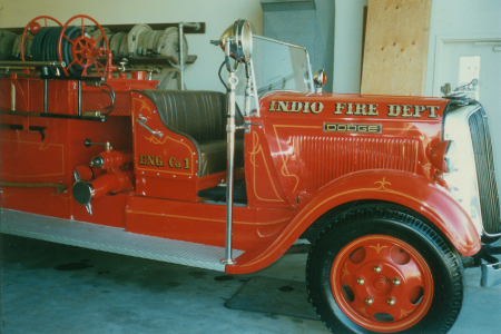 CITY OF INDIO  FIRST FIRE ENGINE