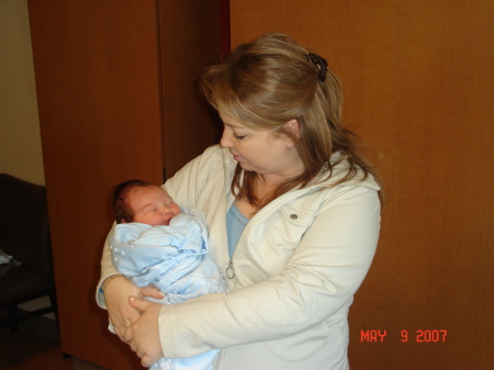 Me and Anthony 3 days old at the hospital