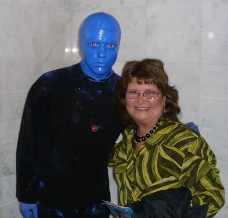 Me & Blue  (as in Blue Man Group ! )
