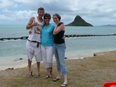 Me, Kim and Jeff at the Chinaman's Hat