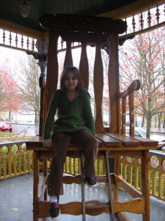 Big Girl in a Big chair