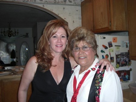 My sister Linda with my mom