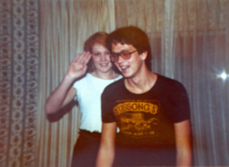 Me and my sister, Diane in 1980