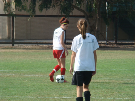 Gianna at Stanford Soccer Camp