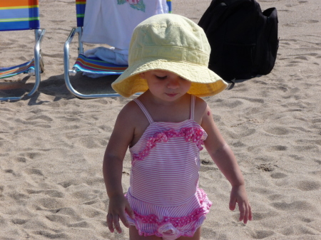 Mia on Gitchagumee beach