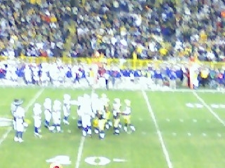 Paker/Colts game
