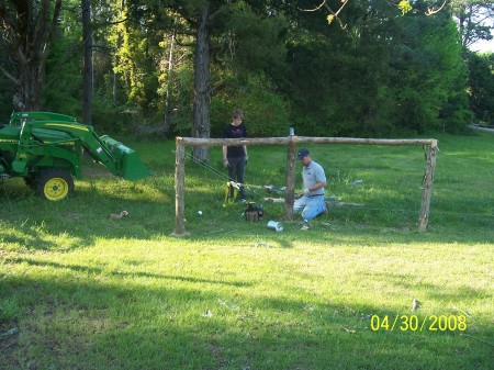 Fence work