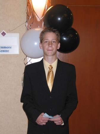 Shane's grad - Fairview Jr High 2005