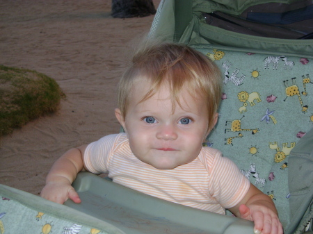 Chillin in my stroller at Waikiki Beach