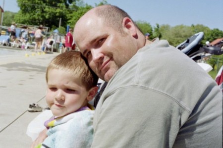 my brother and his son at jellystone