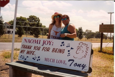 MY WIFE, NAOMI AND ME IN TEXAS, 1993