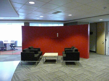 visitor waiting area on 5th floor s