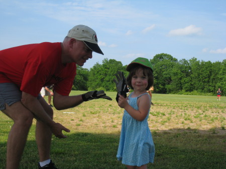 I'm next at bat, dad