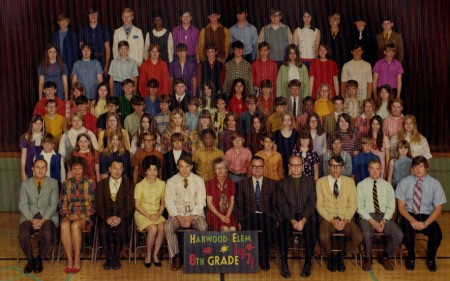 Harwood 8th Grade Class 1971