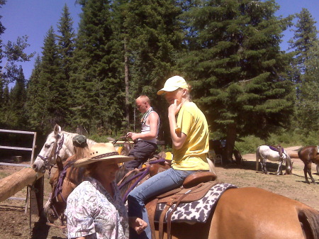 Ashley on horse