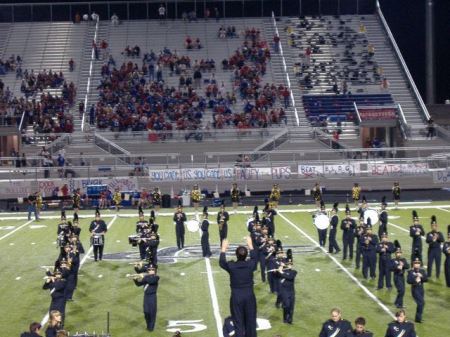 Kyle in the RCHS Band