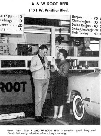 A & W Root Beer stand