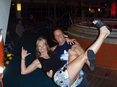 MIke and I on our cruise 08