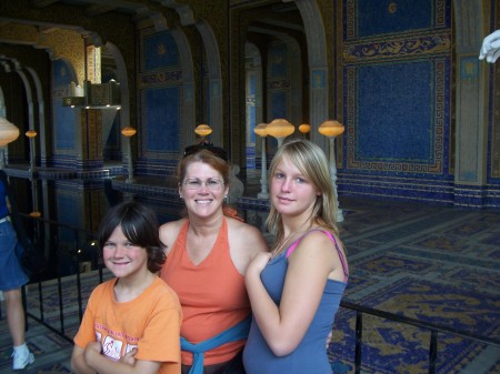 Harley, Me, & Heather at Hearst Castle (2008)