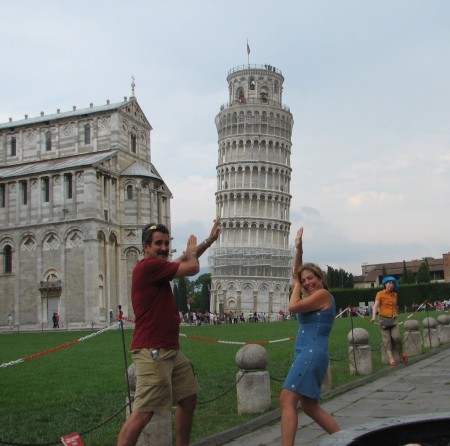 Jodie and I at Pisa