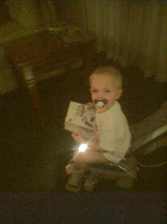 Ayden Riding the Vacuum