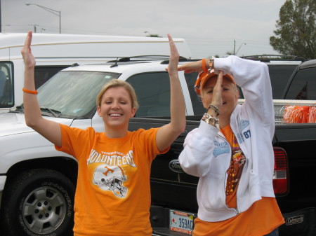 Barb And Kim at 2008 Outback Bowl