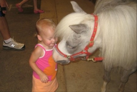 Kaelyn with pony
