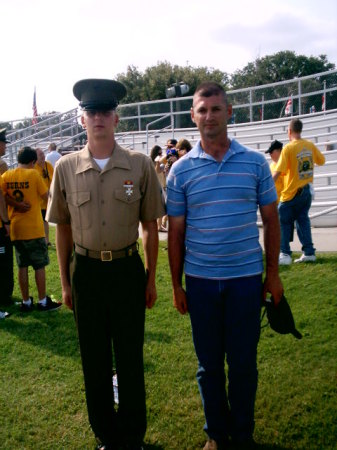 My Son Jeremy and My husband Kevin- Aug 2008