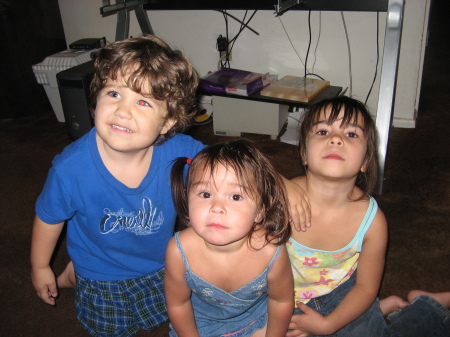 grandkids. Logan,Amiha, Aliah