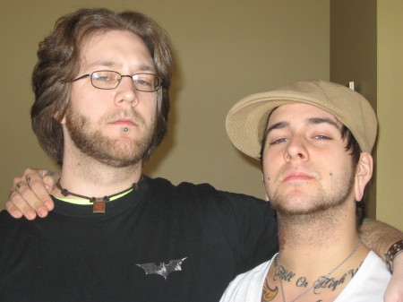 My sons Del and Eddie - 2007