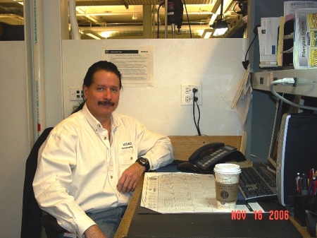 eddie at desk