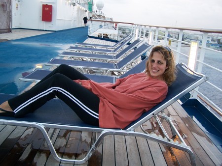 relaxing on my western cruise...