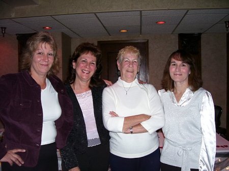 My sisters Kathy and Terri, My Mom and Me