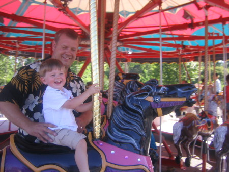 Michael & Dad at fair