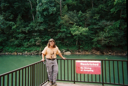 restricted area near dam at little red river