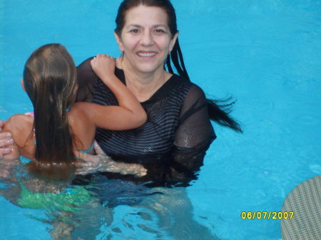 Blakelyn & Me in the pool!!
