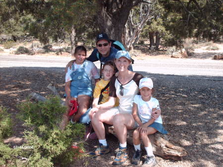 Family Pic at Grand Canyon