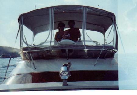 betty & rocky fusco -1990 Our yacht (Bed-Rock)
