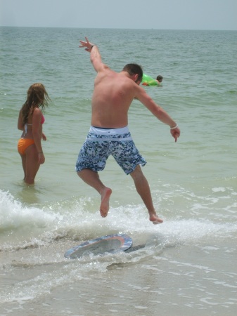 Tyler at the beach