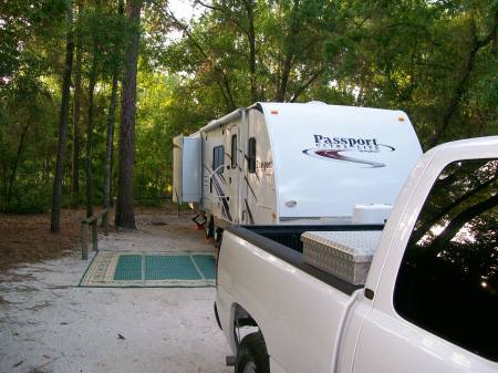 Camping with the new camper