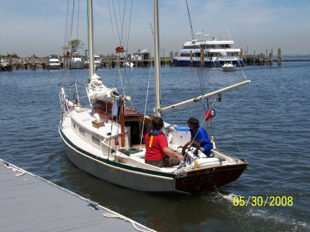 Leaving Atlantic Highlands Marina