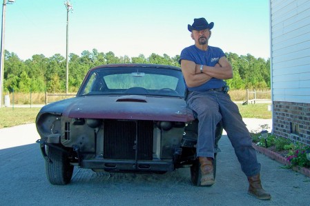 Me and my Mustang I am restoring