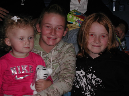 Erin, Brooke & Devyn at the circus