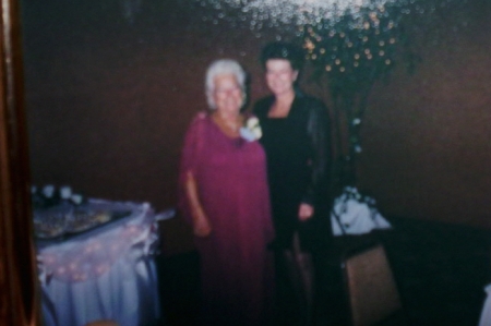 Mom and Myself at a Wedding