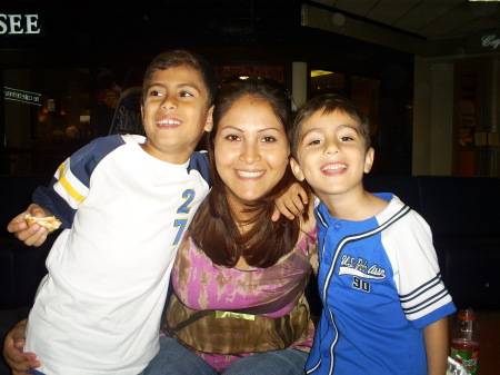 My wife and boys