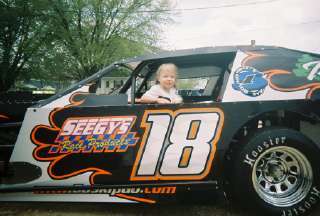 Kinzie in Dad's car!!