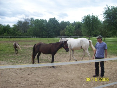 ed with a couple of our horses