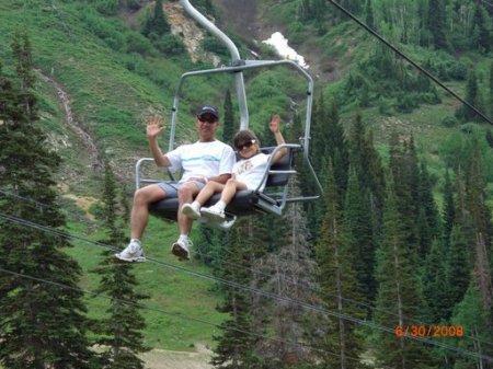 Chairlift at Snowbird, Utah - June 2008