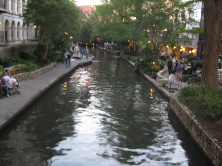 The river walk in my old town, San Antonio, TX