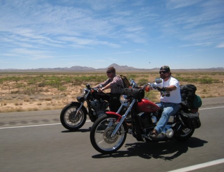 Riding across New Mexico